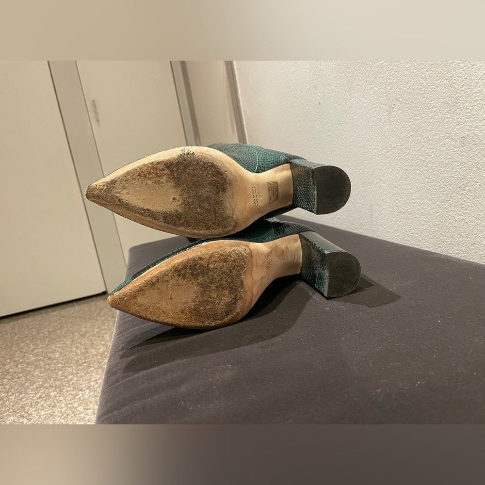 Paris Texas Python-Embossed Leather Knee-High Boo… - image 3